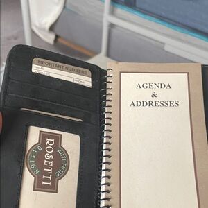 Rosetti Black Organizer Wallet